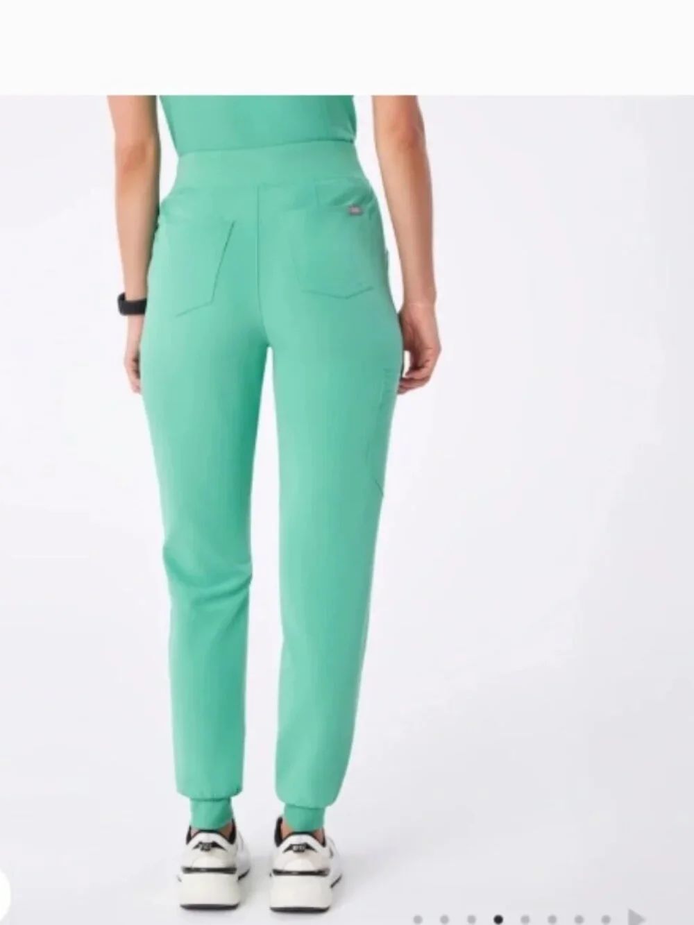 Like New! FIGS Zamora Jogger Scrub Pants PO#1426 Surgical Green in XS/P - Picture 3 of 16